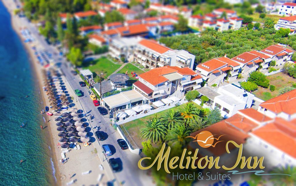 Meliton Inn Hotel & Suites By The Beach Néosz Marmarász Kültér fotó