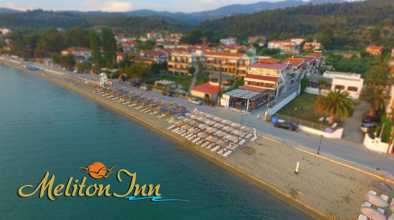 Meliton Inn Hotel & Suites By The Beach Néosz Marmarász Kültér fotó